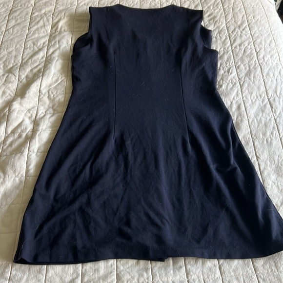 Mango Navy Sleeveless Dress - Picture 6 of 8